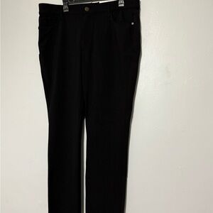 NWT Liz Claiborne Black Slim Leg Trouser Pants